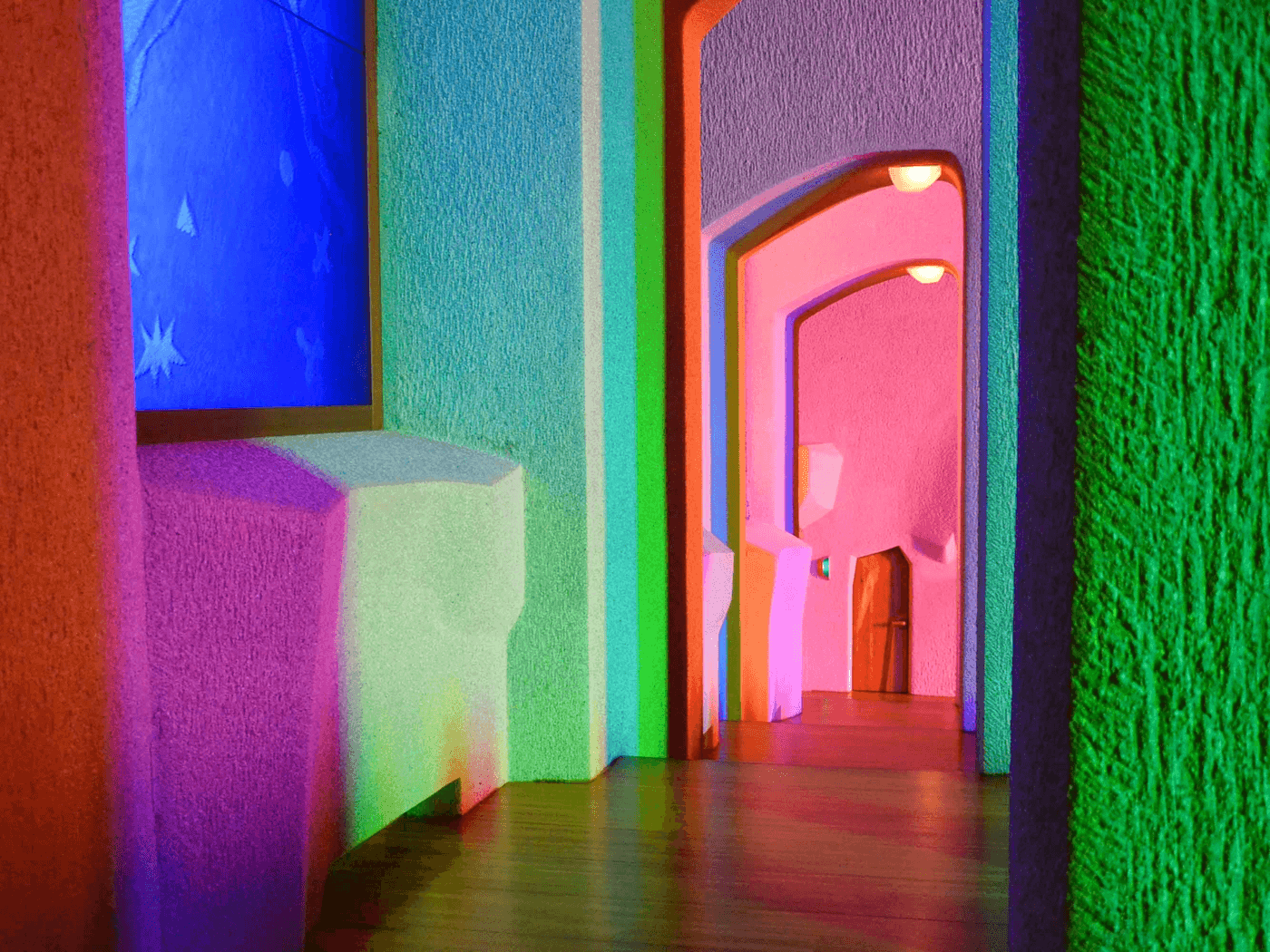 Goetheanum Farbe Glasfenster